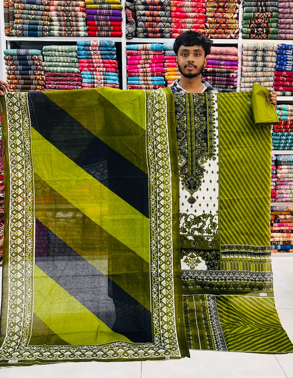 Bombay Cotton Premium Three-Piece | Kalamkari Collection ✨
